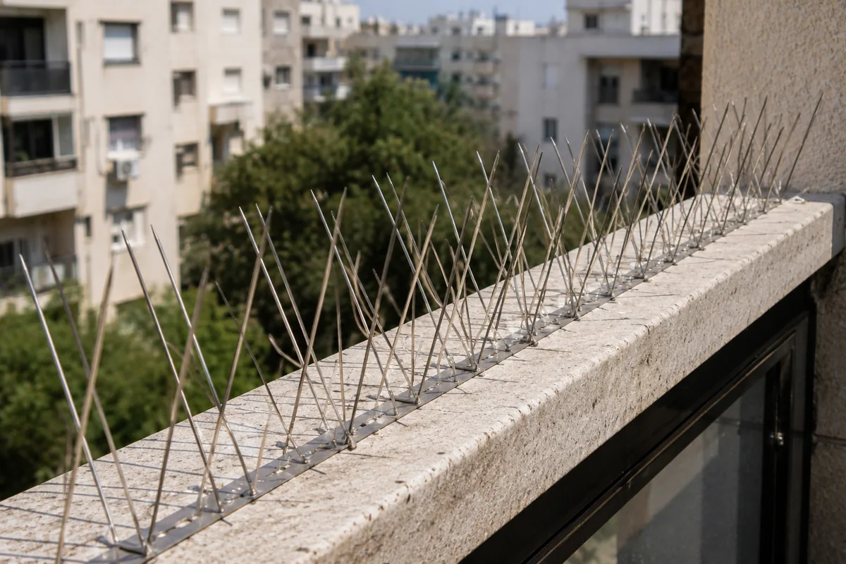 דוקרנים (פינים) נגד יונים